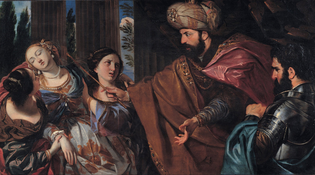 Giovanni Bonati - Esther before Ahasuerus-Reproduction-Get Custom Art