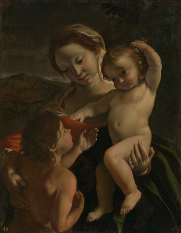 Giovanni Lanfranco - Madonna and Child with the Infant Saint John the Baptist