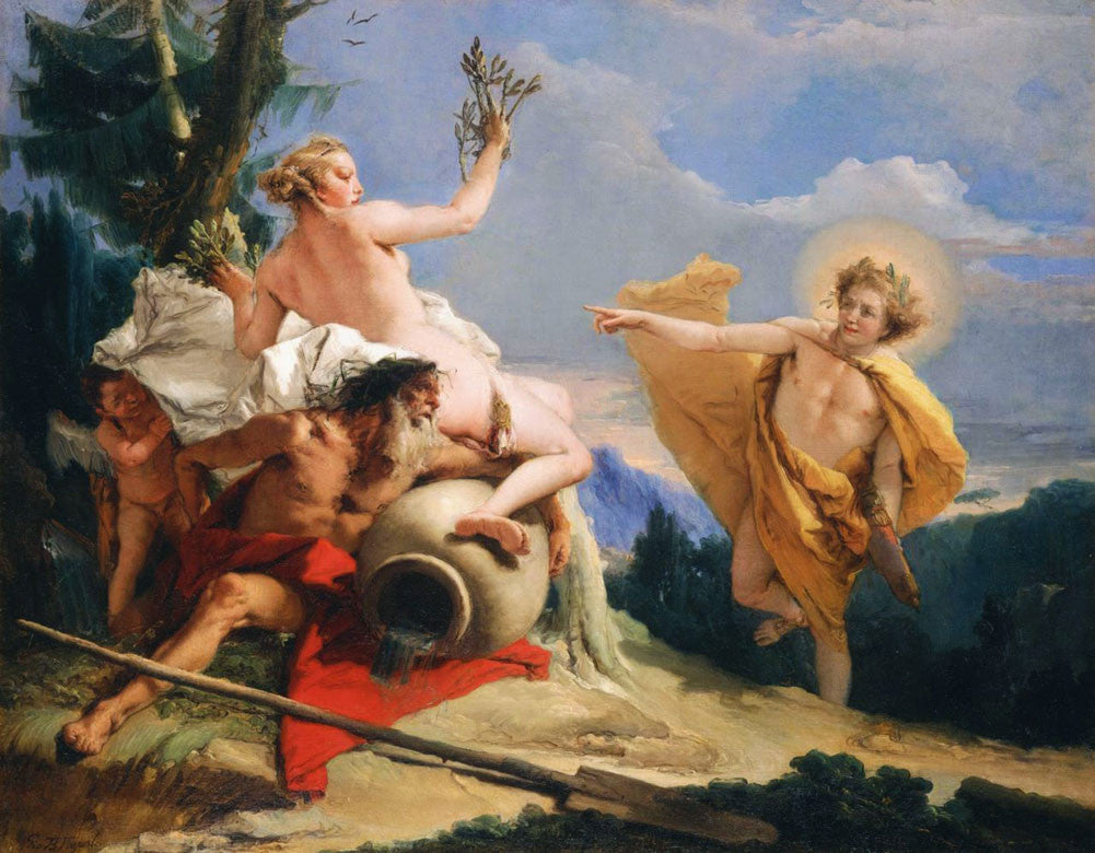 Giovanni Battista Tiepolo - Apollo and Daphne-Reproduction-Get Custom Art
