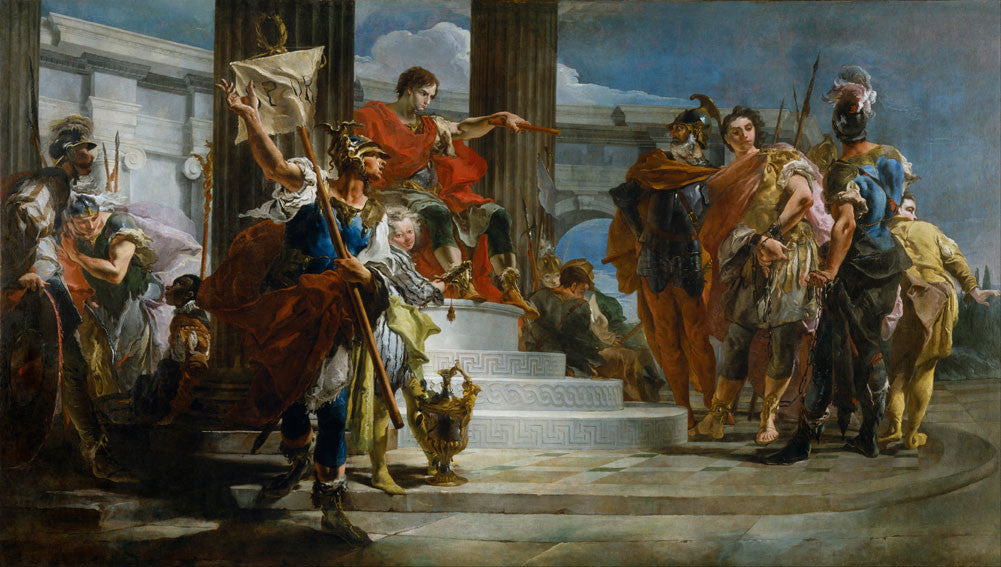 Giovanni Battista Tiepolo - Scipio Africanus Freeing Massiva-Reproduction-Get Custom Art