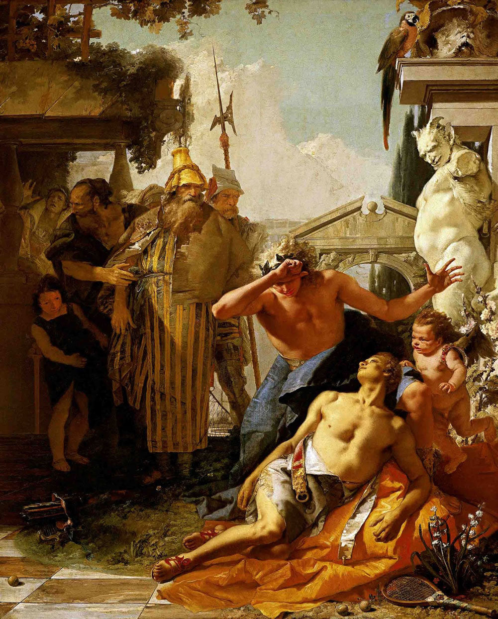 Giovanni Battista Tiepolo - The Death of Hyacinthus-Reproduction-Get Custom Art