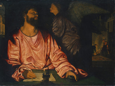 Girolamo Savoldo - St. Matthews and the Angel