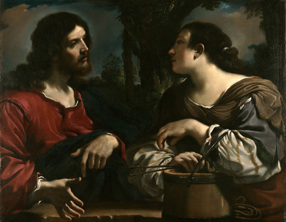 Guercino - Christ and the Woman of Samaria
