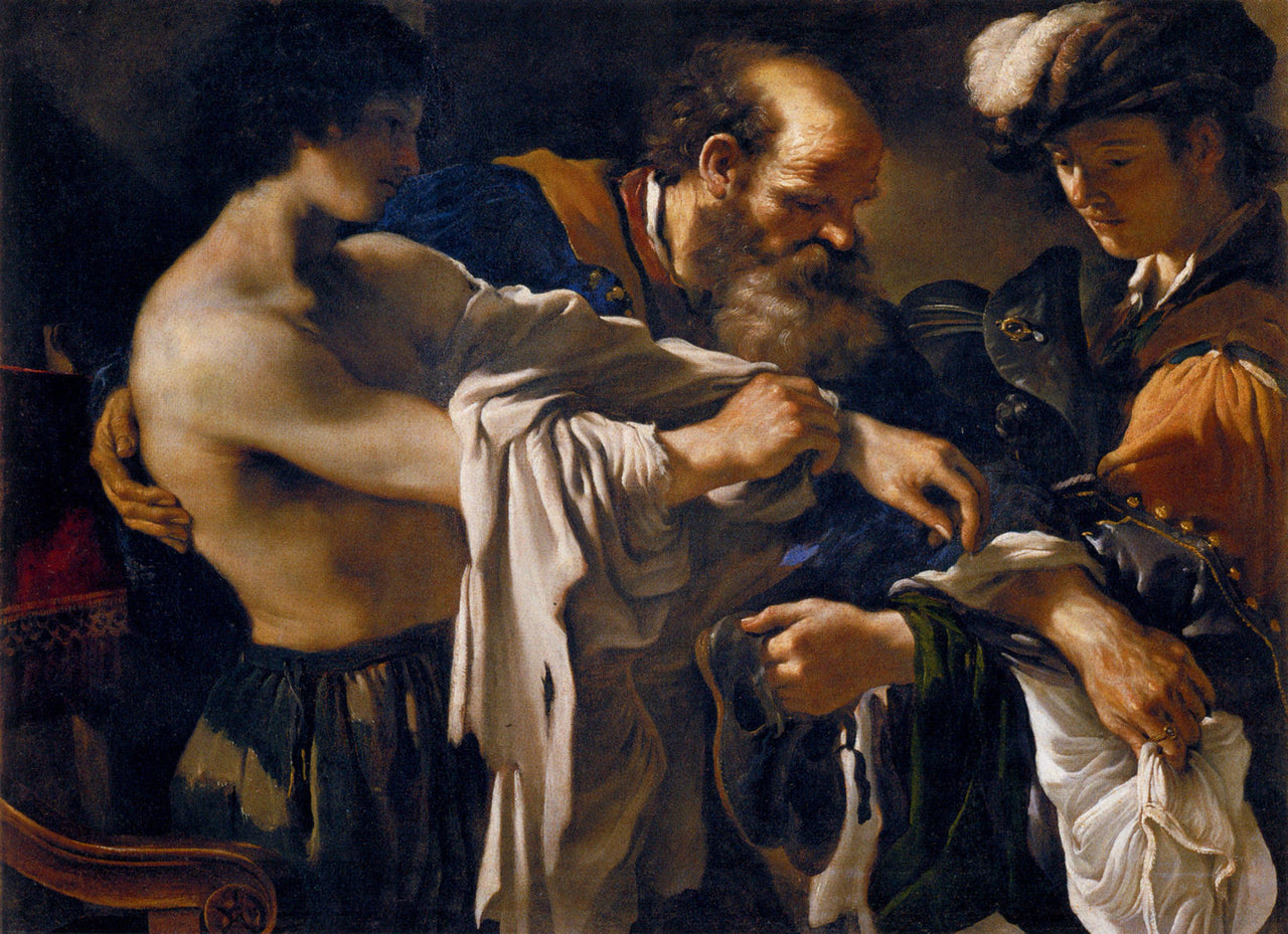 Guercino - Return of the Prodigal Son-Reproduction-Get Custom Art