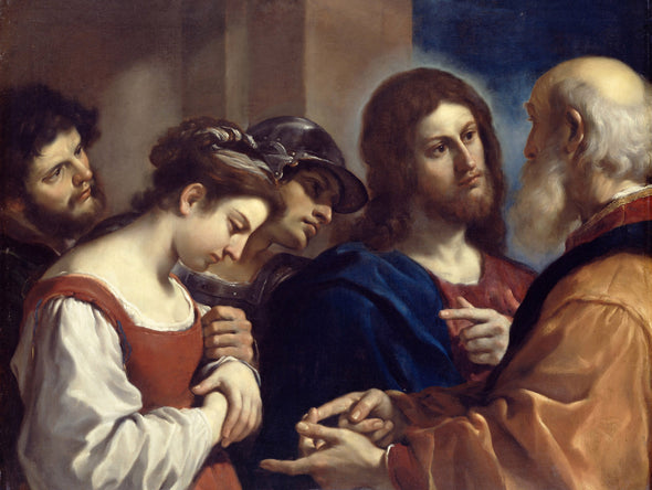 Guercino - The Woman taken in Adultery