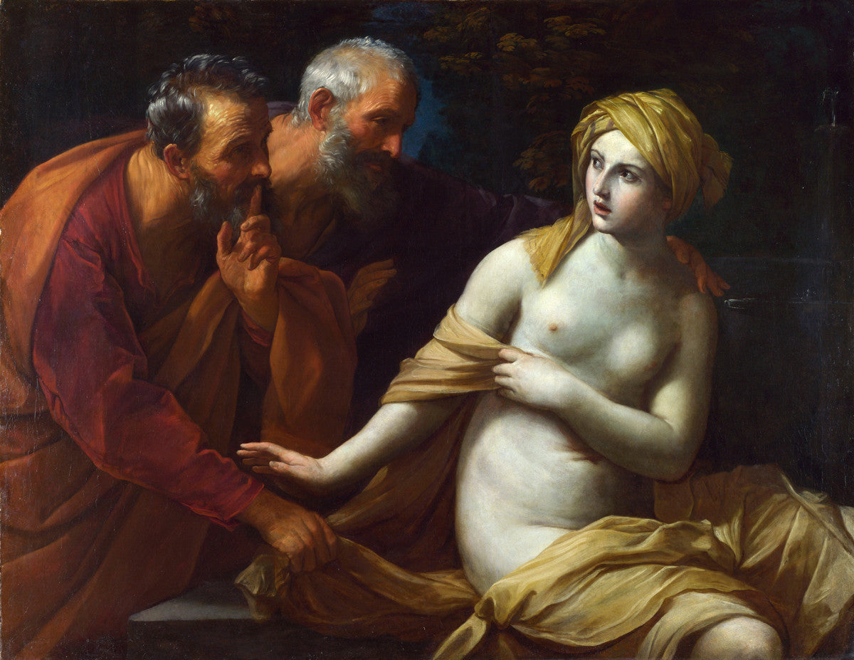 Guido Reni - Susannah and the Elder-Reproduction-Get Custom Art