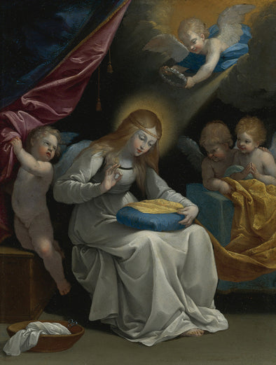 Guido Reni - The Virgin Sewing