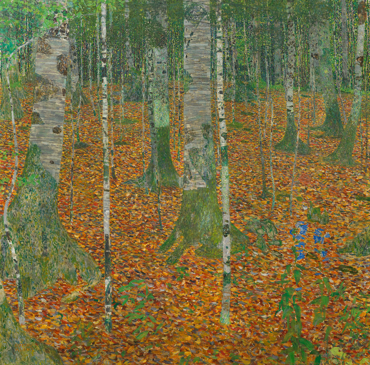 Gustav Klimt - Birch Forest