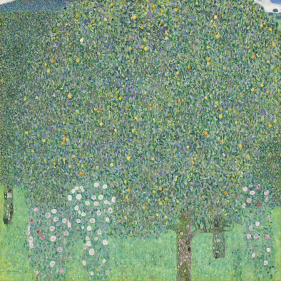 Gustav Klimt - Rose Bushes Under Trees