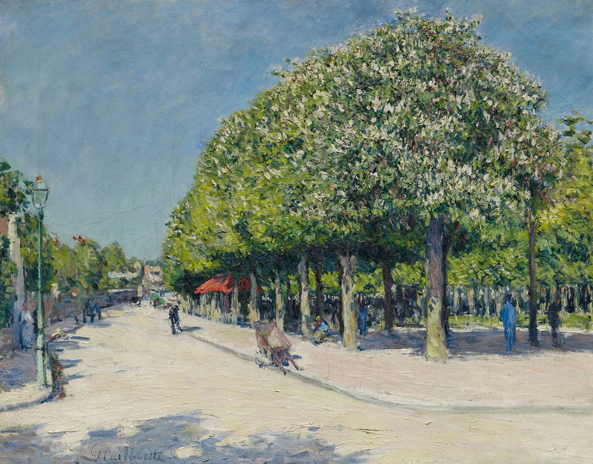 Gustave Caillebotte - Argenteuil Fete Foraine-Reproduction-Get Custom Art