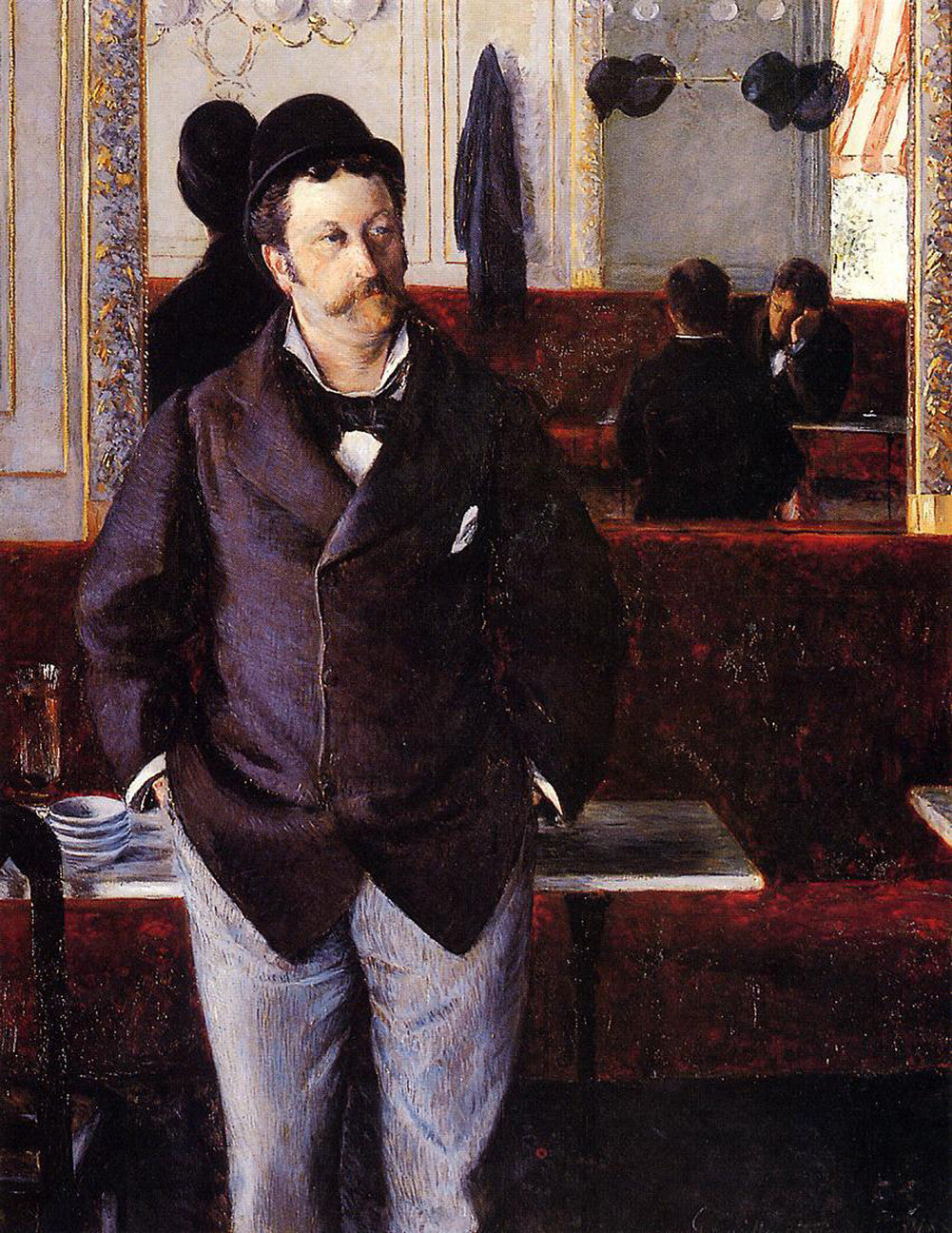 Gustave Caillebotte - Dans un café-Reproduction-Get Custom Art