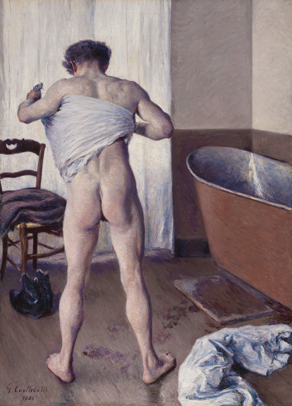 Gustave Caillebotte - Homme au bain-Reproduction-Get Custom Art