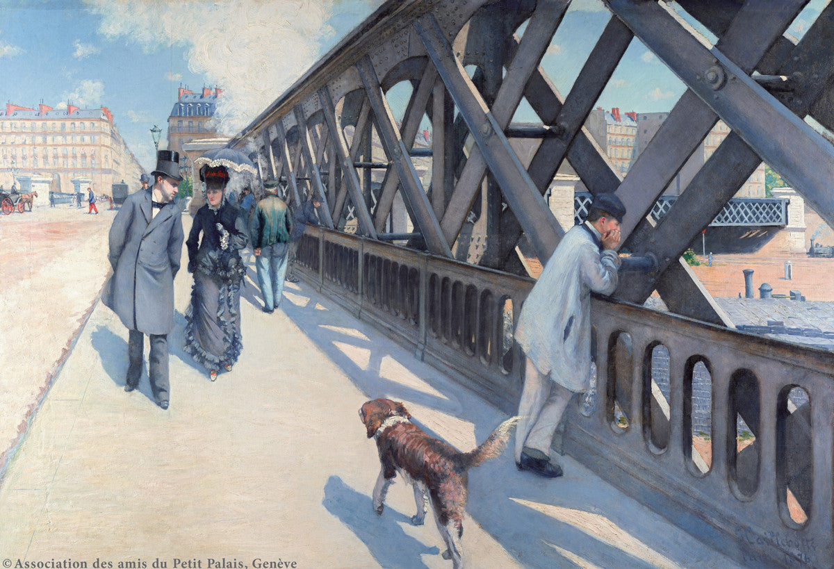Gustave Caillebotte - Le Pont de l'Europe-Reproduction-Get Custom Art