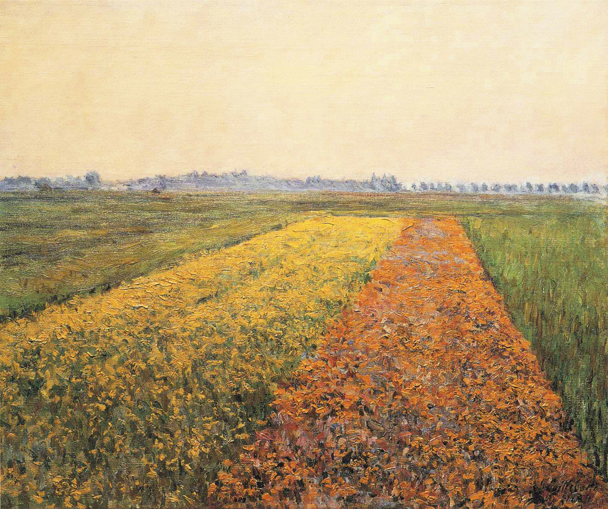 Gustave Caillebotte - The Yellow Fields at Gennevilliers-Reproduction-Get Custom Art