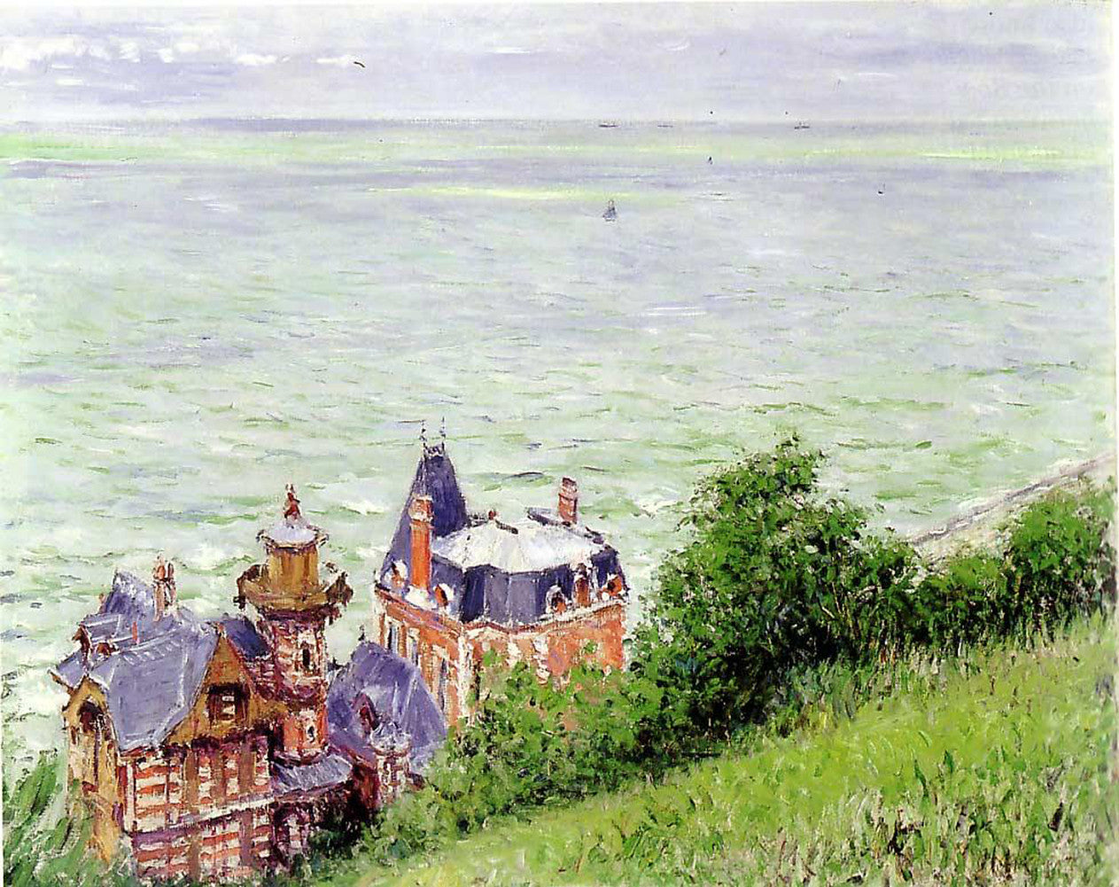Gustave Caillebotte - Villas à Trouville-Reproduction-Get Custom Art