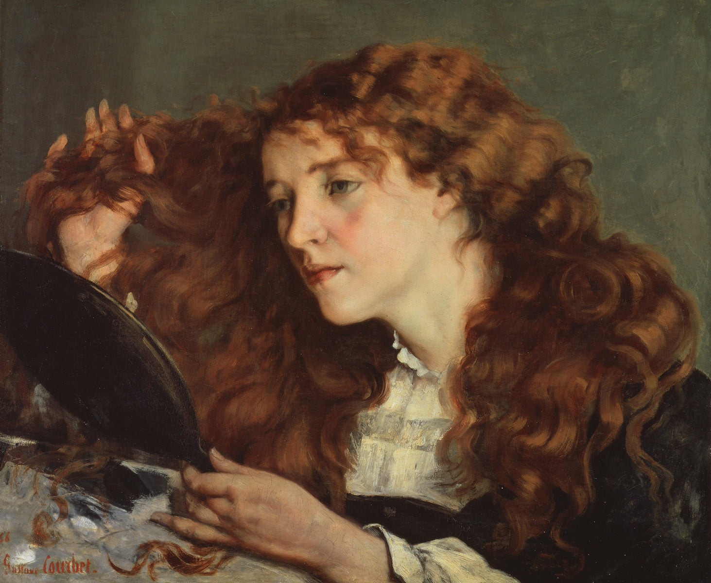 Gustave Courbet - Portrait of Jo-Reproduction-Get Custom Art