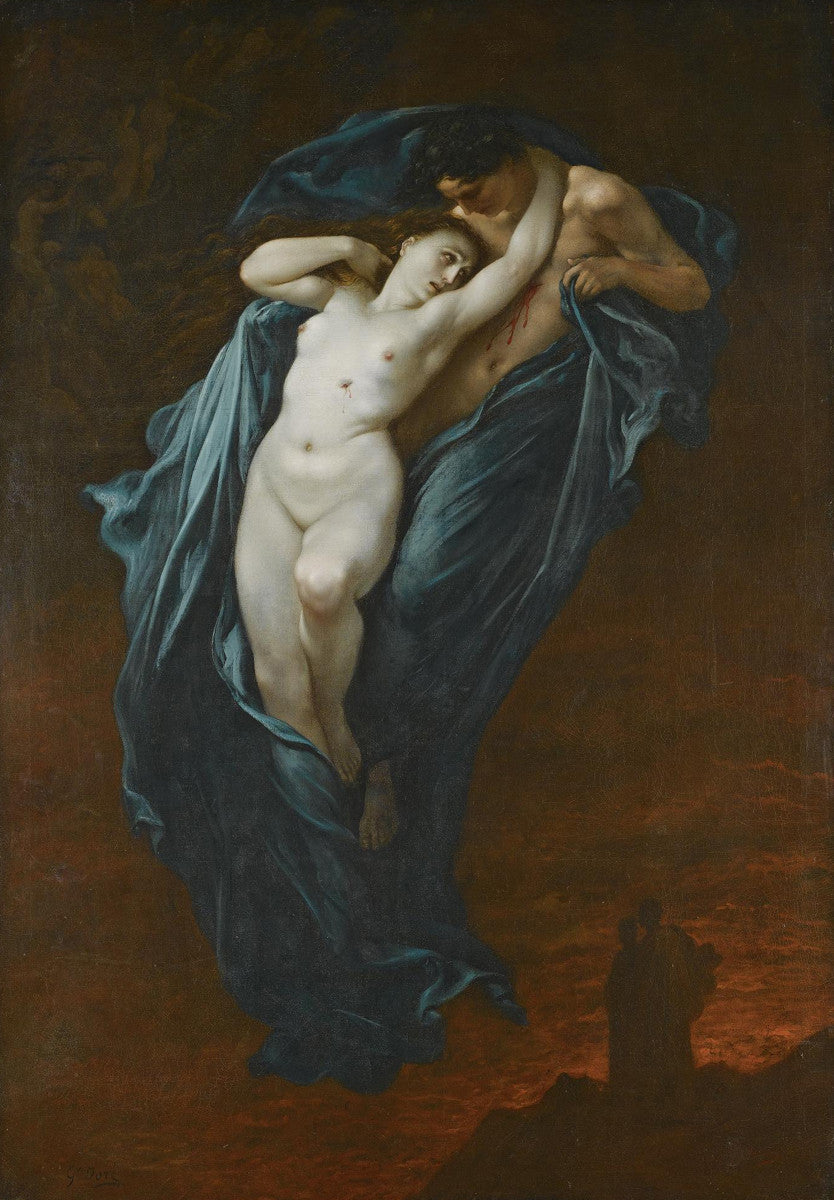 Gustave Doré - Paolo And Francesca Da Rimin-Reproduction-Get Custom Art