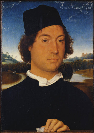 Hans Memling - Portrait of an Unknown Man with a Letter