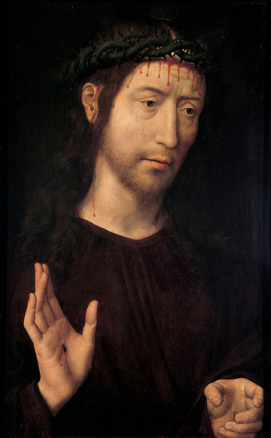 Hans Memling - The Man of Sorrows Blessing