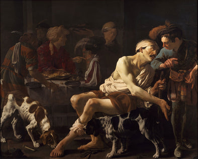 Hendrick Terbrugghen - The Rich Man and the Poor Lazarus