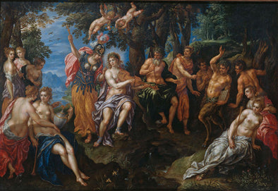 Hendrik de Clerck - The Contest Between Apollo and Pan
