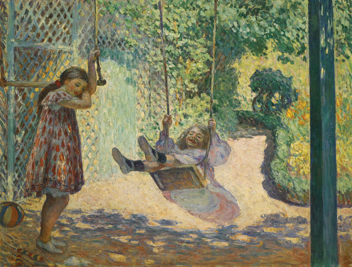 Henri Lebasque - L'Escarpolette-Reproduction-Get Custom Art