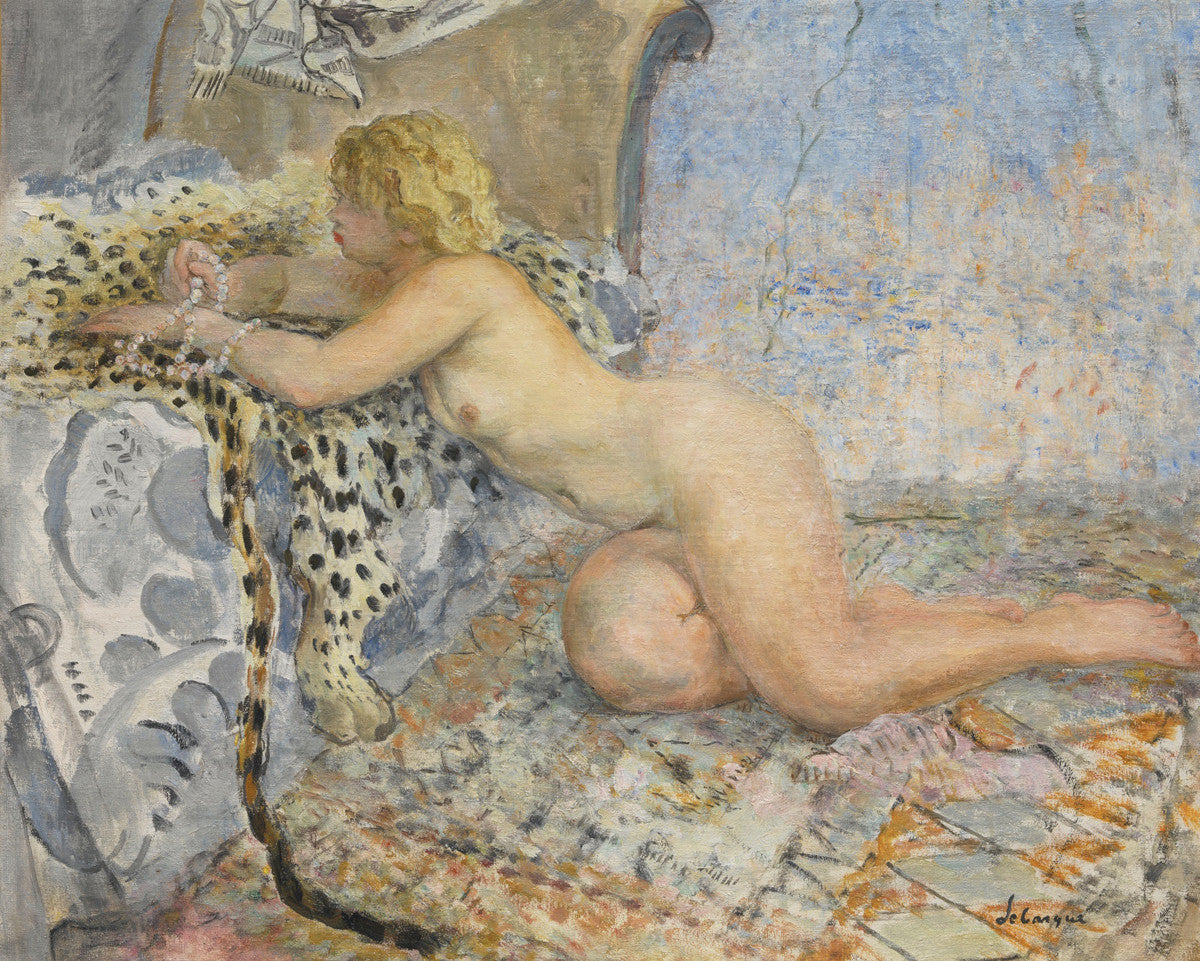 Henri Lebasque - Marinette À La Peau Panthère-Reproduction-Get Custom Art