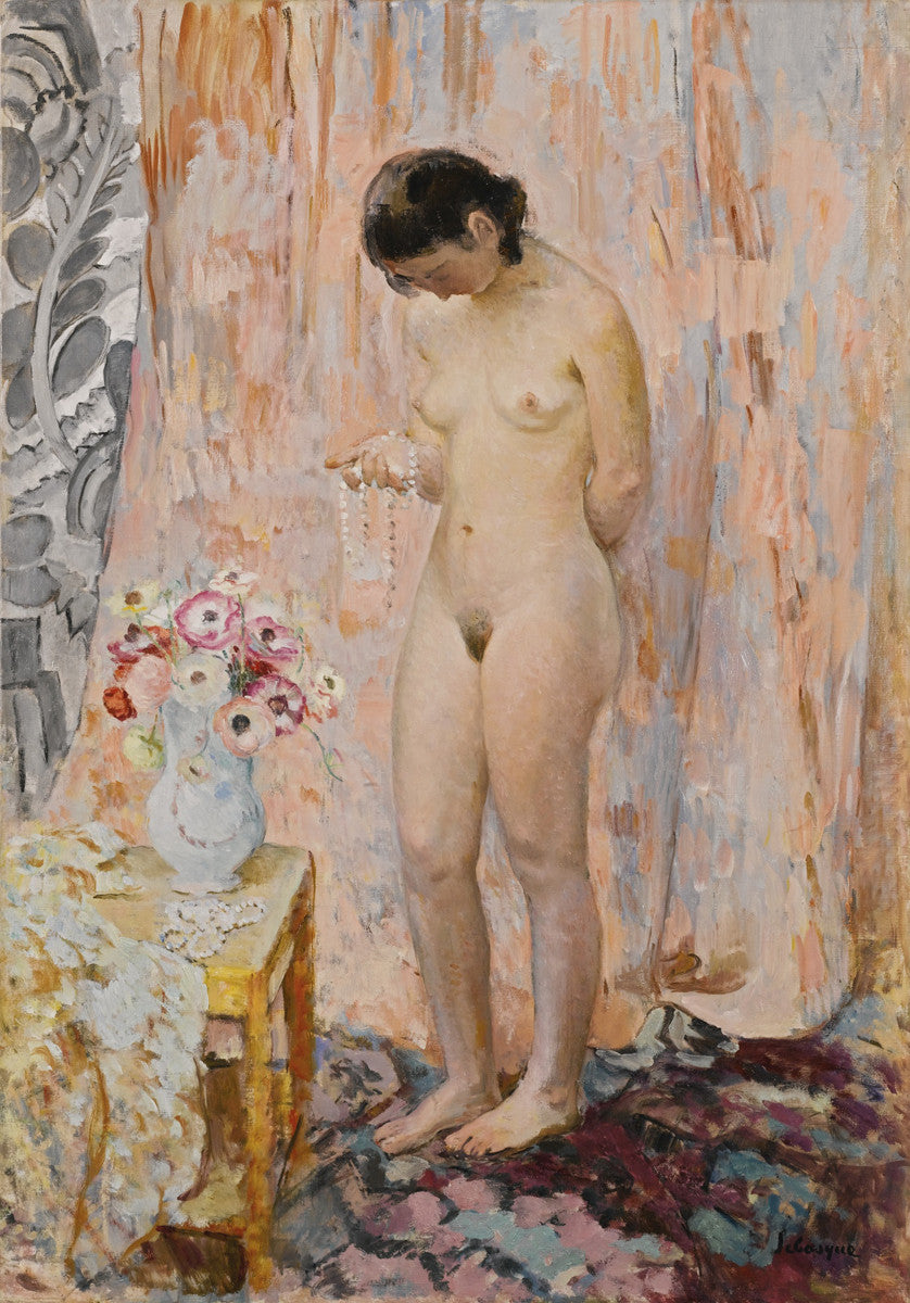 Henri Lebasque - Nu Au Collier-Reproduction-Get Custom Art
