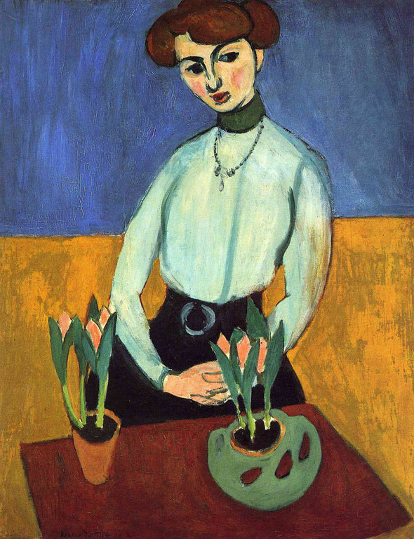 Henri Matisse - Girl with Tulips