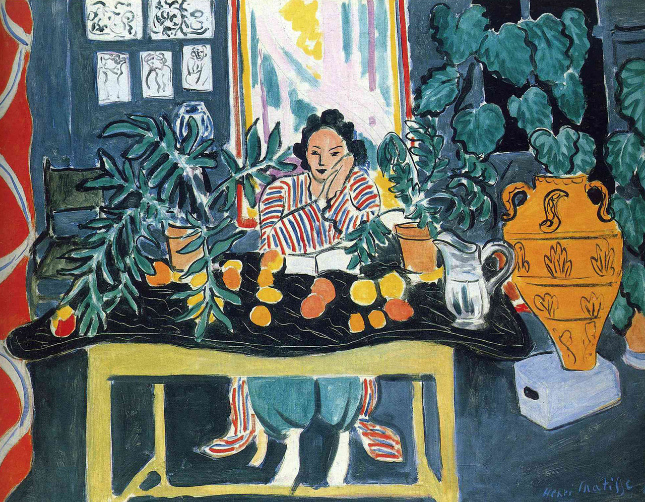 Henri Matisse - Interior with Etruscan Vase