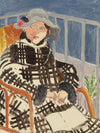 Henri Matisse - Mlle. Matisse en Manteau Ecossais