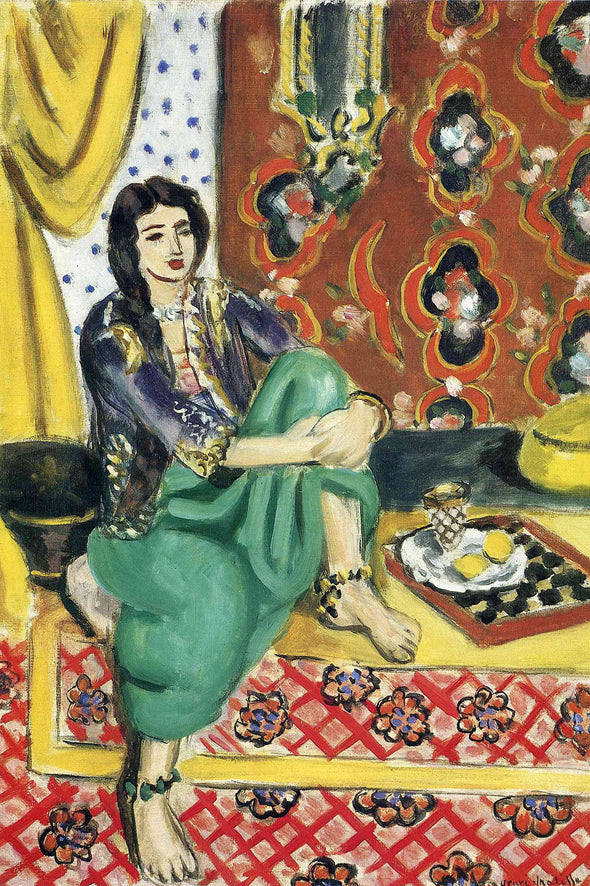 Henri Matisse - Odalisque Sitting With Board