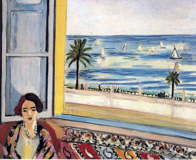 Henri Matisse - Seated Woman Back Turned to the Open Window