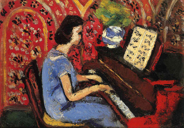 Henri Matisse - Woman at Tbe Piano