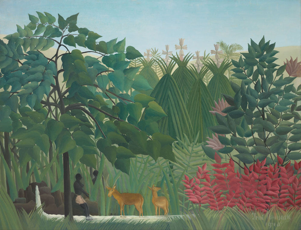 Henri Rousseau - The Waterfall