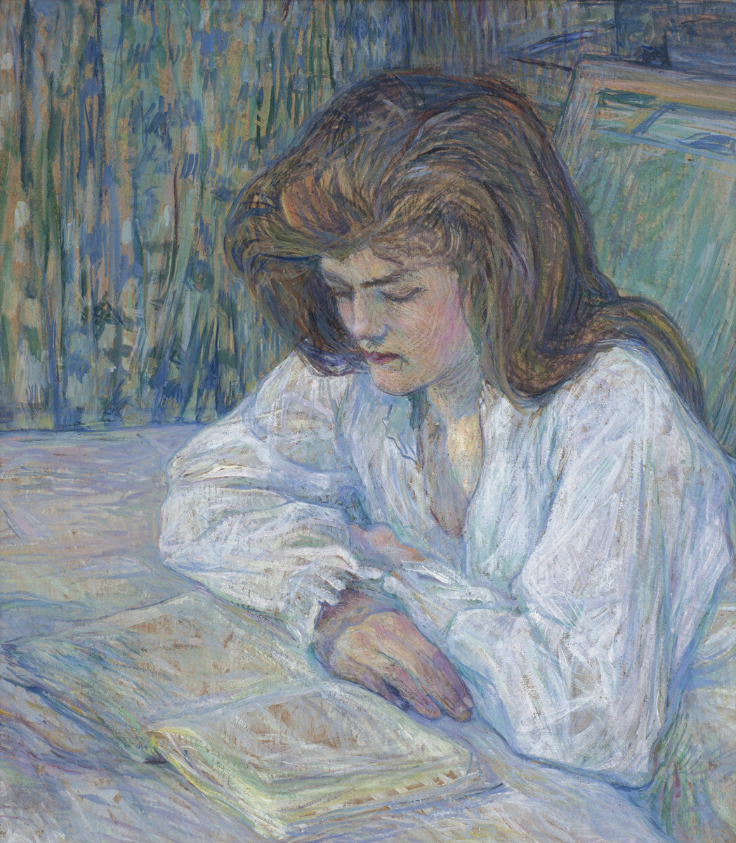 Henri de Toulouse Lautrec - La Liseuse-Reproduction-Get Custom Art