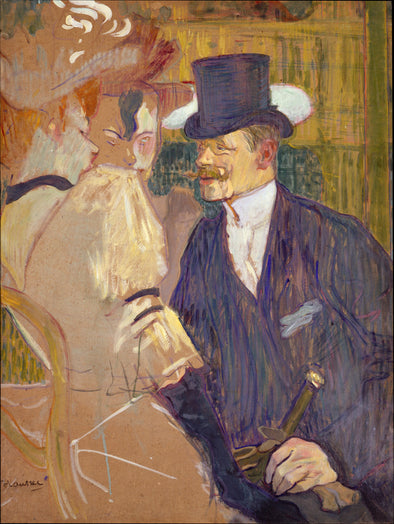 Henri de Toulouse Lautrec - The Englishman (William Tom Warrener) at the Moulin Rouge