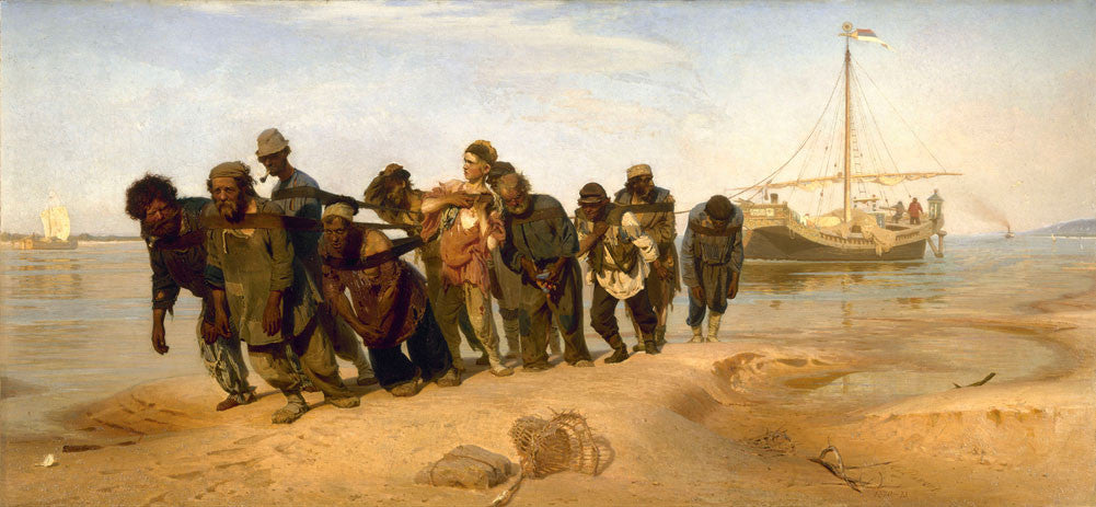 Ilya Repin - Barge Haulers on the Volga