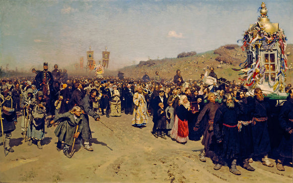 Ilya Repin - Religious Procession in Kursk Province