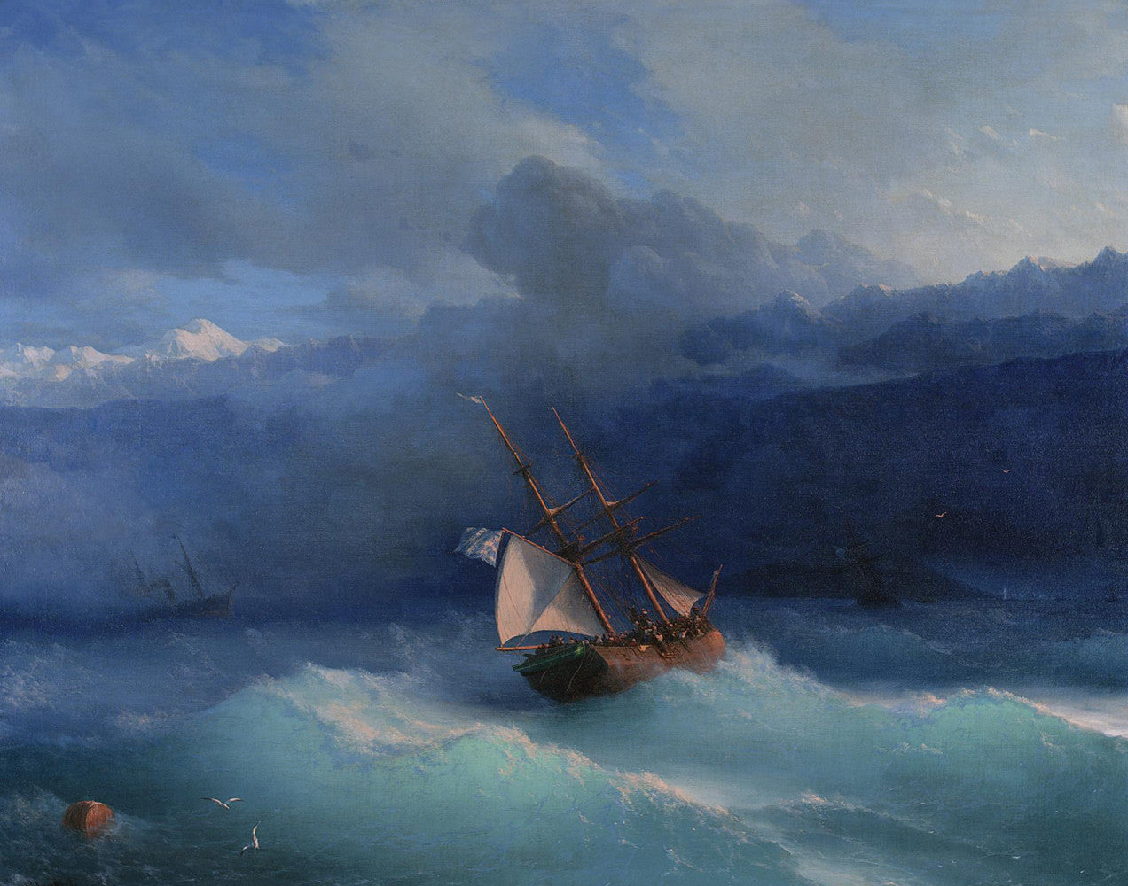 Ivan Konstantinovich Aivazovsky - Along the Coast