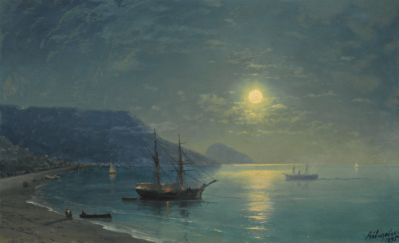 Ivan Konstantinovich Aivazovsky - Evening in Crimea