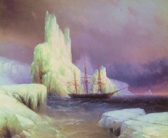 Ivan Konstantinovich Aivazovsky - Icebergs in Antarctica