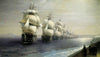 Ivan Konstantinovich Aivazovsky - Review of the Black Sea Fleet in 1849