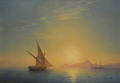 Ivan Konstantinovich Aivazovsky - Sunset Over Ischia
