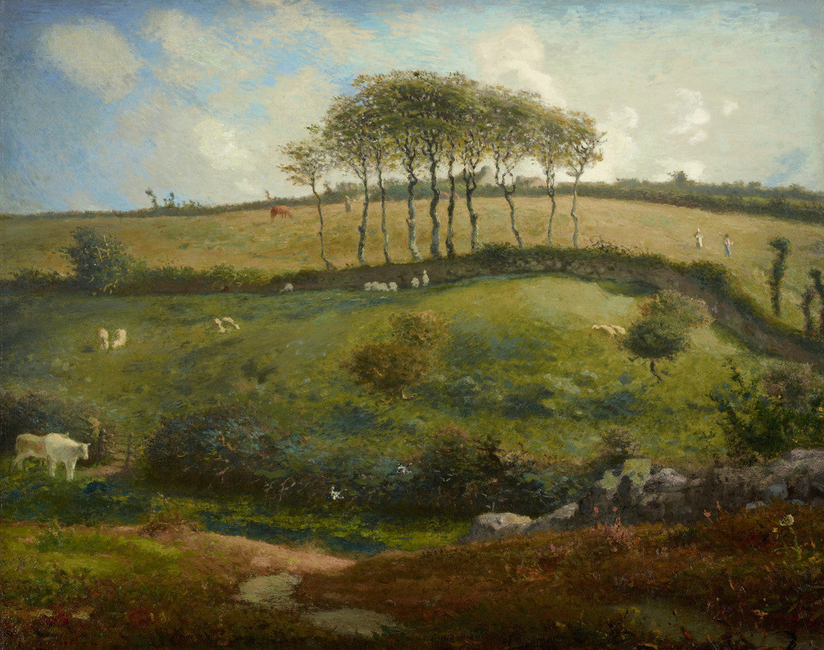 Jean-François Millet - Pasture near Cherbourg (Normandy)