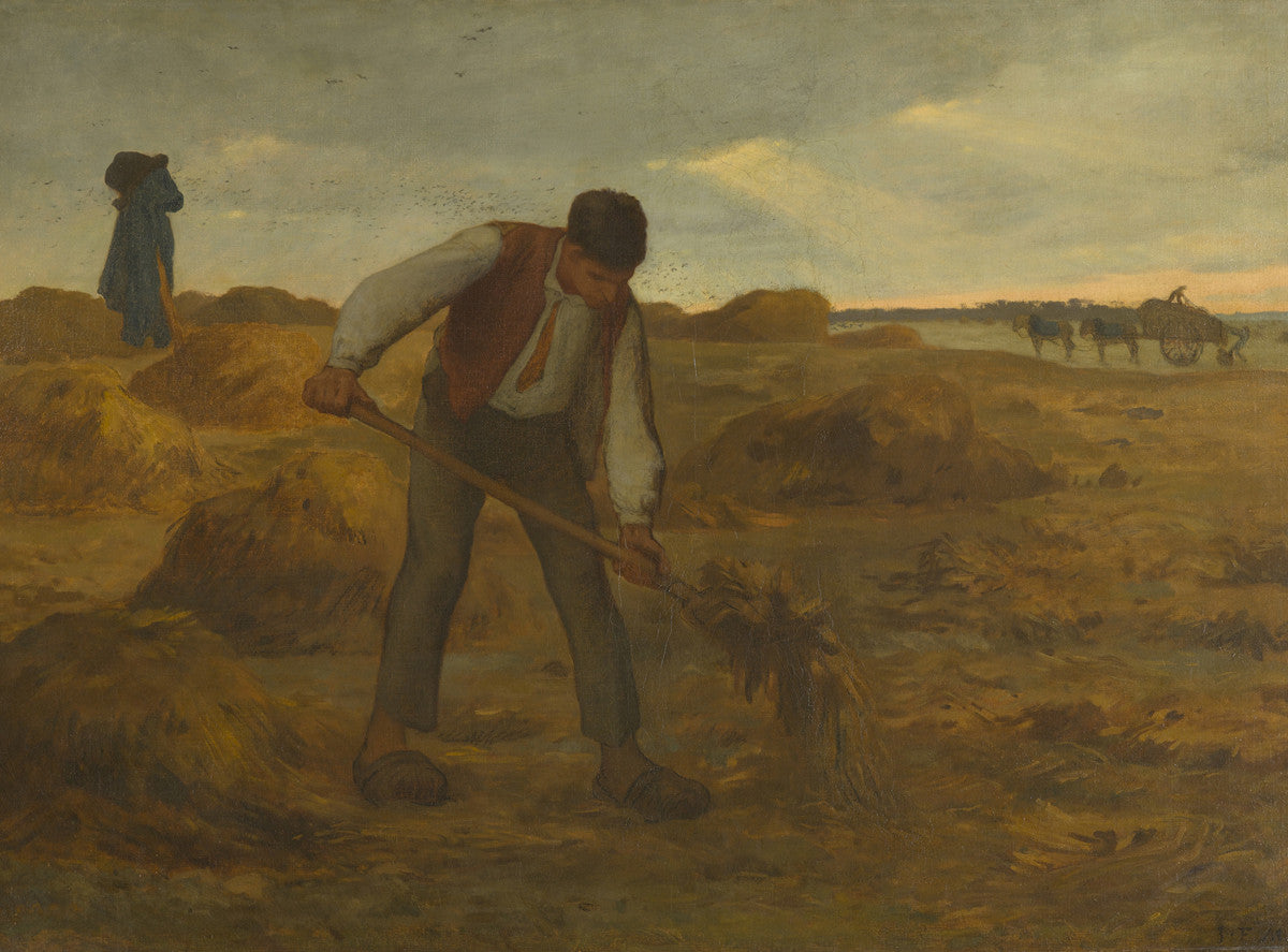 Jean-François Millet - Peasant Spreading Manure