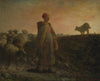 Jean-François Millet - Shepherdess Returning with her Flock