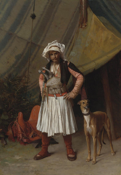 Jean-Léon Gérôme - A Bashi Bazouk and his Dog