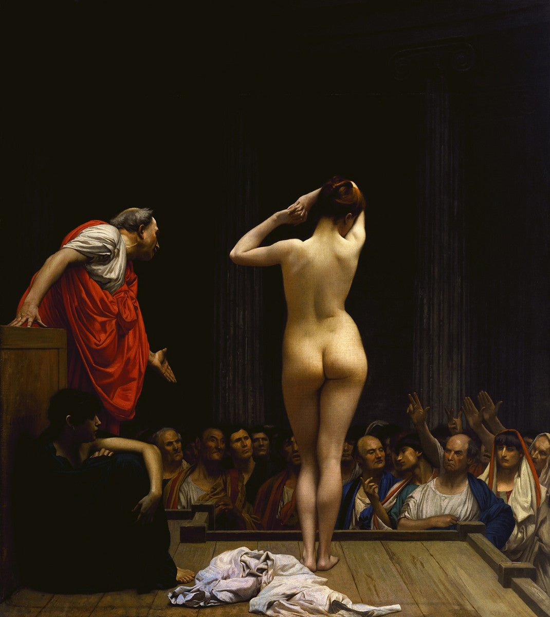 Jean-Léon Gérôme - A Roman Slave Market