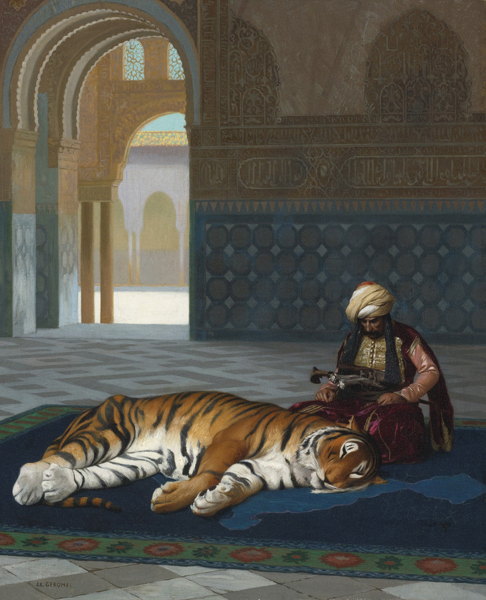 Jean-Léon Gérôme - Le Tigre Et Le Gardien